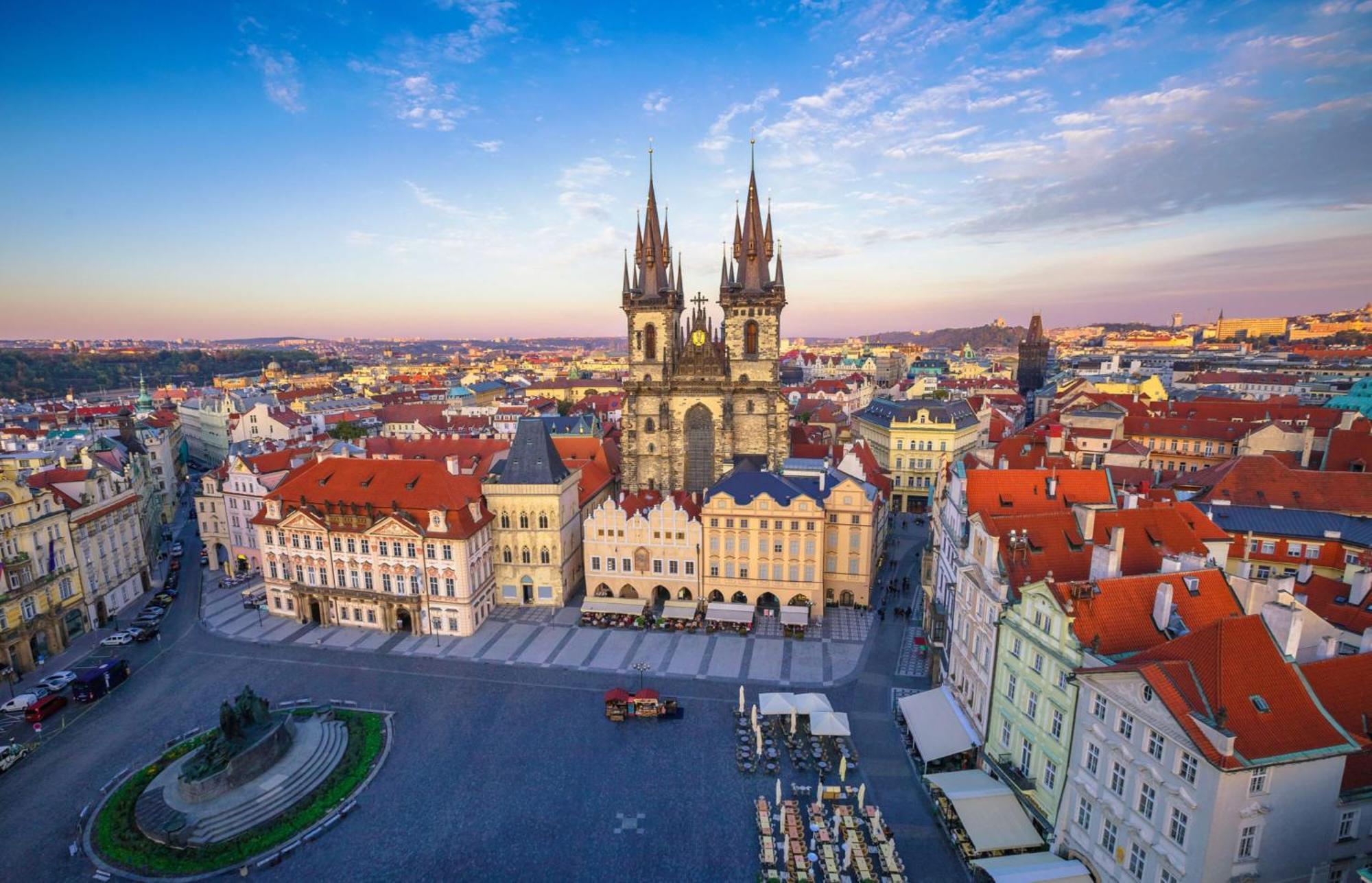 Terrace apartment in Malostranské náměstí Praga Esterno foto